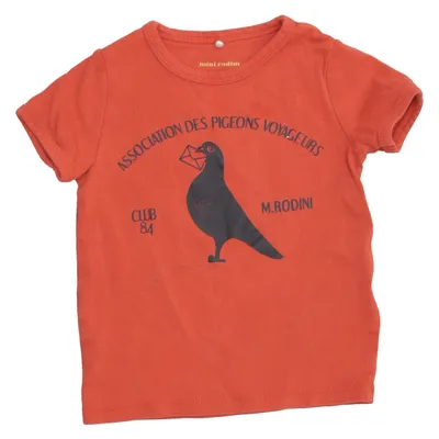 T-shirt (Oranje) van Mini Rodini Organisch katoen