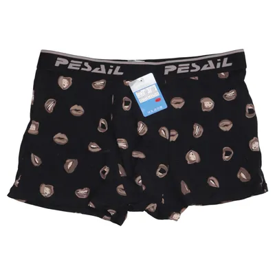Sous-vêtement (Noir, Marron) de Pesail Coton, Élasthane