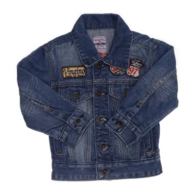 Denimjakke (Blå) fra Vingino Jeans Bomuld, Polyester