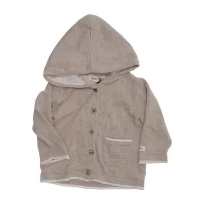 Hoodie (Beige) from Newbie by KappAhl Organic cotton