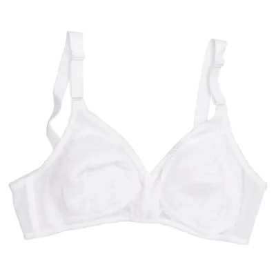 Brassière (Blanc) de Naturana Élasthane, Polyamide
