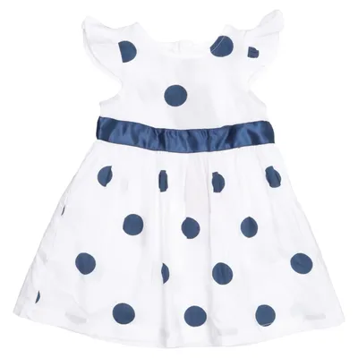 Dress (White, Blue) from Blue Seven Cotton