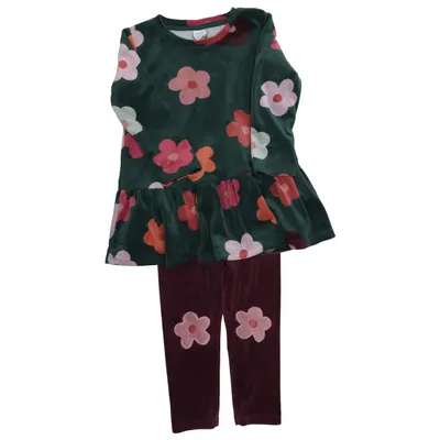 Set (Grön, Flerfärgad) från Lindex Kids Elastan, Polyester