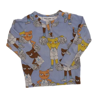 Long sleeve T-shirt (Blue, Multicolored) from Mini Rodini Elastane, Organic cotton