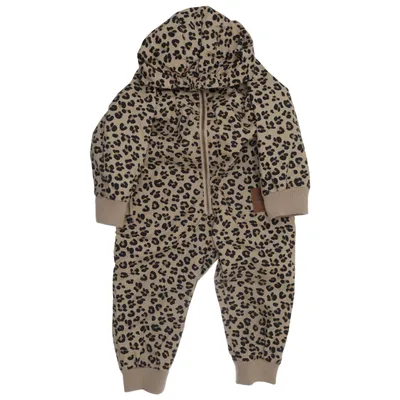 Mjukisdräkt (Beige, Svart) från Mini Rodini Bomull, Polyester