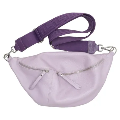 Gürteltasche (Lila) Leder