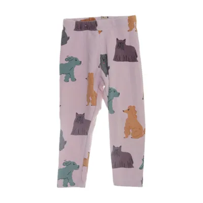 Bukser (Pink, Flerfarvet) fra Lindex Kids Bomuld, Elastan