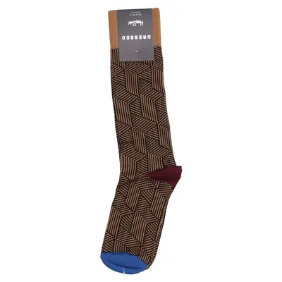 Chaussettes (Marron, Noir, Multicolore) de Happy Socks Coton, Élasthane, Polyamide
