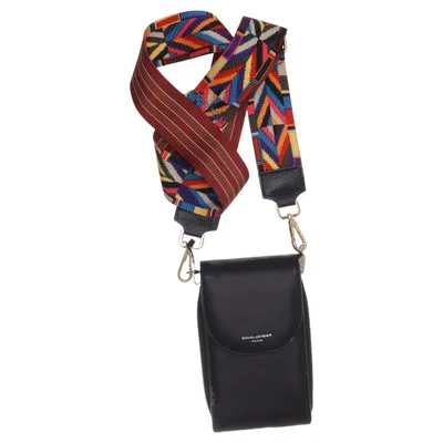 Mobilväska (Svart, Flerfärgad) från David Jones