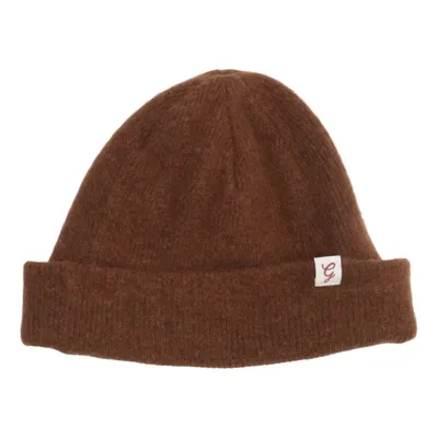 Beaniemössa (Brun) från Grandpa Ekologisk bomull, Polyamid, Ull
