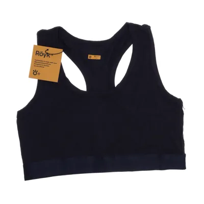 Sports bra (Blue) from Röyk Bamboo, Viscose, Elastane