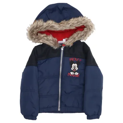 Vinterjacka (Blå, Svart, Röd) från Disney Baby Akryl, Bomull, Polyamid, Polyester, Viskos, Ull