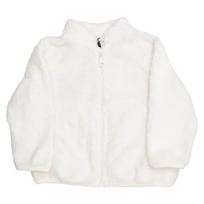 Fleecejacke (Weiß) von Uniqlo Baby Elasthan, Polyester