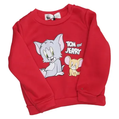 Sweatshirt (Rouge) de Tom and Jerry Polyester