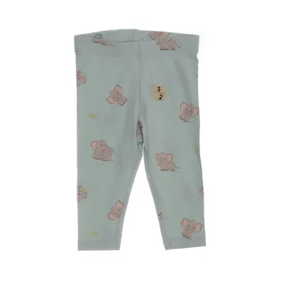 Leggings (Groen, Meerkleurig) van Åhléns Katoen, Elastaan