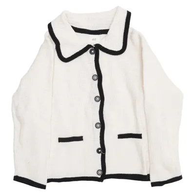 Kofta (Vit, Svart) från H&M Bomull