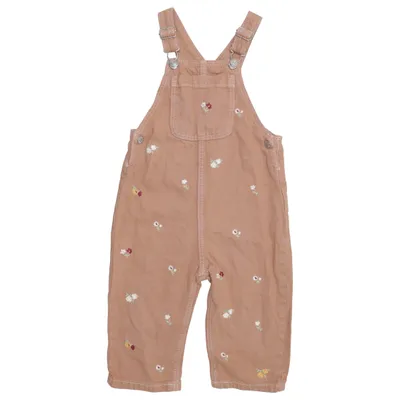 Hängselbyxor (Brun, Flerfärgad) från Zara Polyester