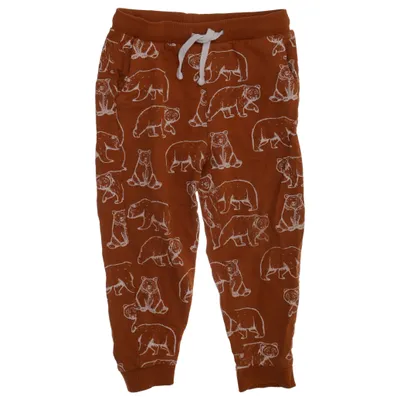 Mjukisbyxor (Brun, Vit) från Alana Ekologisk bomull