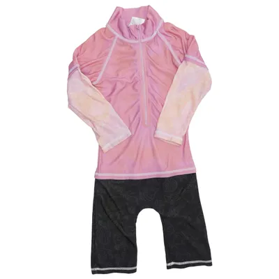 UV beschermende kleding (Roze, Zwart) van Swimpy Elastaan, Polyester