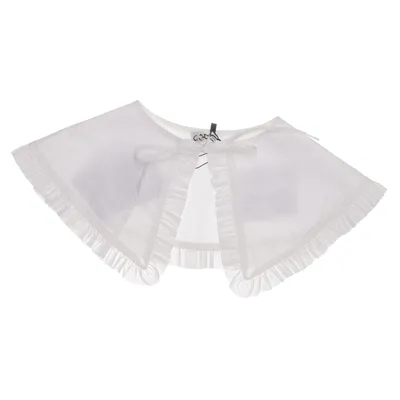 Shirt collar (White) from Ganni Organic cotton