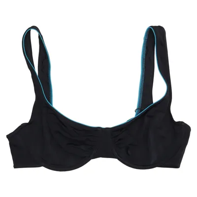 Bikini top (Black, Blue) from Fantasie Elastane, Polyamide