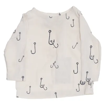 T-shirt à manches longues (Beige, Noir) de Emma och Malena Coton, Élasthane