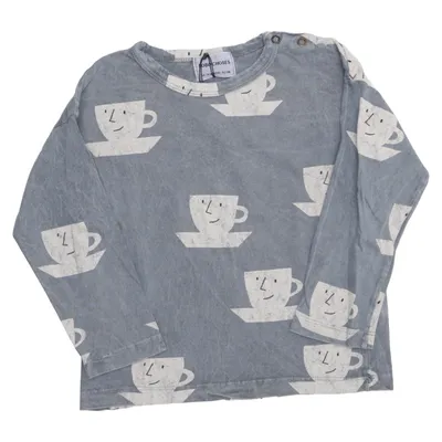 Long sleeve T-shirt (Gray) from Bobo Choses Organic cotton