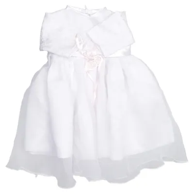Robe de fille de fleur (Blanc)