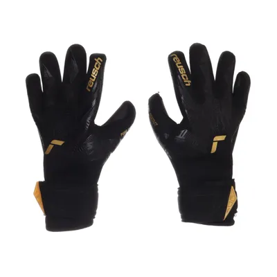 Keepershandschoenen (Zwart, Goud) van Reusch Polyamide, Polyester