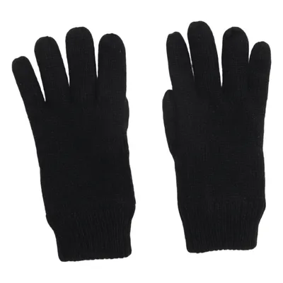 Gloves (Black) from Handskkompaniet Leather, Nylon, Wool