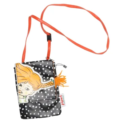 Mobilväska (Svart, Vit, Röd) från Pippi Långstrump