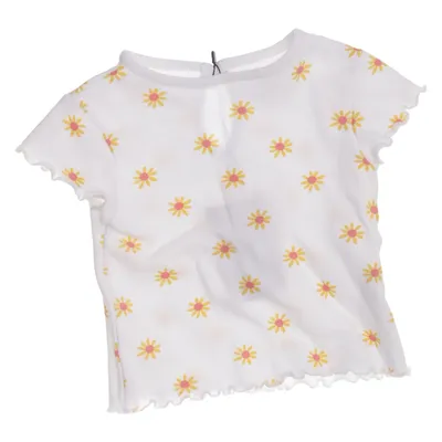 T-shirt (Vit, Gul, Rosa) från Kiabi Bomull, Elastan