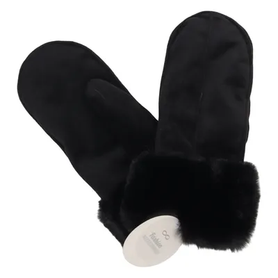 Moufles (Noir) de Fashion Accessories Polyester