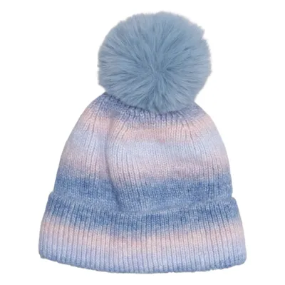 Bobble hat (Blue, Multicolored) from Wonderful Acrylic, Cotton