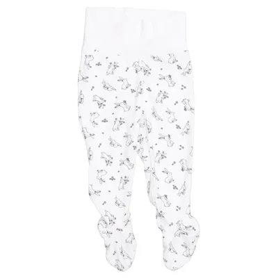 Pajama pants (White) from Lupilu Elastane, Organic cotton