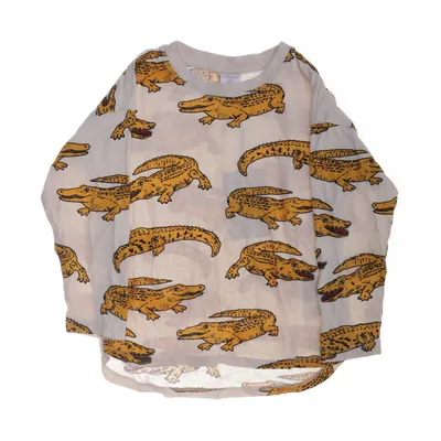 Lange mouwen shirt (Beige, Meerkleurig) van Lindex Kids Katoen