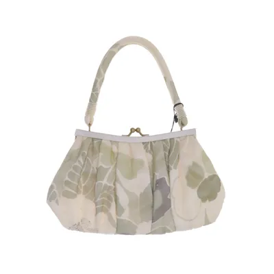 Handbag (Beige, Green) from P8 Accessories