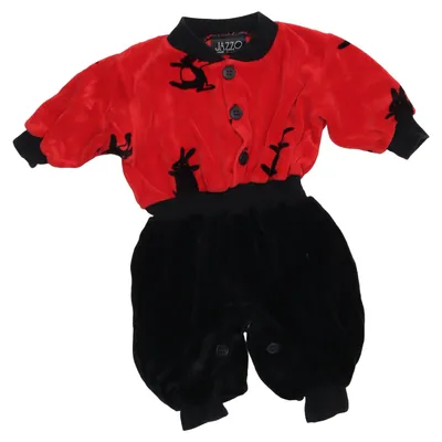 Sparkdräkt (Röd, Svart) från Jazzo Bomull, Polyamid