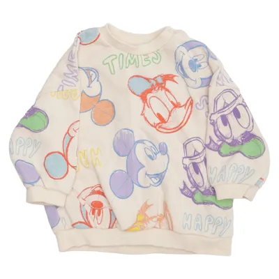 Collegetröja (Beige, Flerfärgad) från H&M x Disney Bomull, Polyester