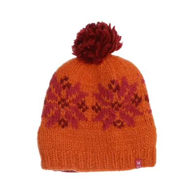 Pompon muts (Oranje, Roze, Rood) van Kari Traa Acryl, Polyester, Wol