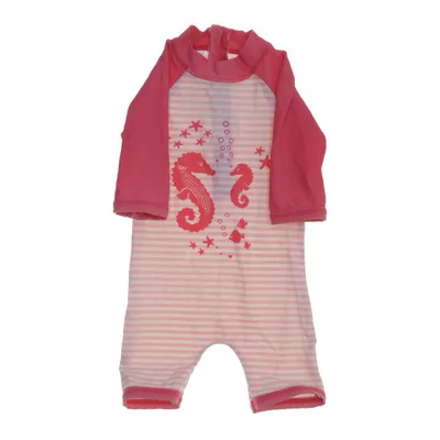 UV beschermende kleding (Roze, Wit) van KappAhl Elastaan, Polyamide