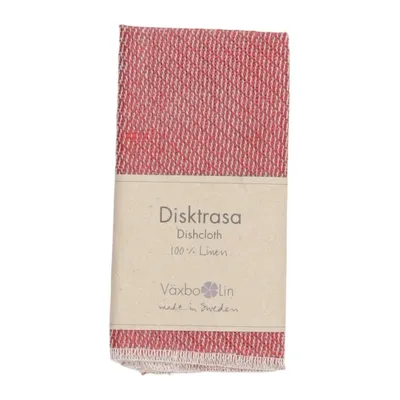 Kökshandduk (Röd, Vit) från Växbo Lin Linne