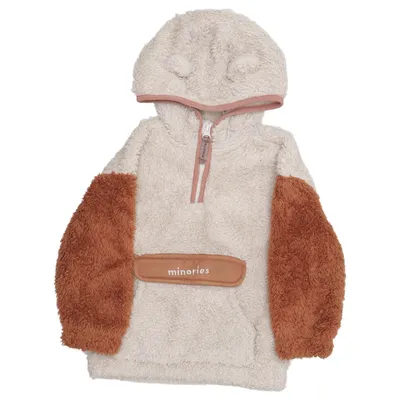 Sweat à capuche (Beige, Marron) de Minories Polyester recyclé