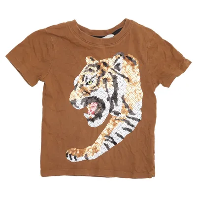 T-shirt (Bruin, Meerkleurig) van H&M Katoen