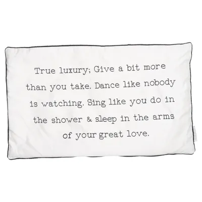 Cushion cover (White, Black) from Mimou