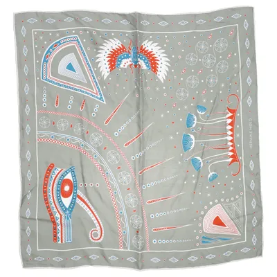 Scarf (Grön, Röd, Vit, Blå) från Hermine Hold