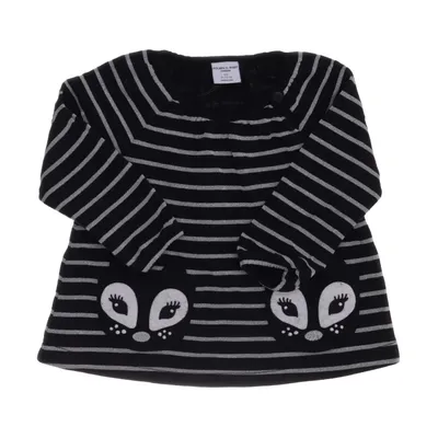 Top (Zwart, Zilver) van Polarn O. Pyret Katoen, Metallvezel, Polyamide, Polyester