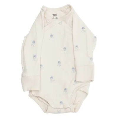Body (Beige, Flerfärgad) från Lindex Newborn Bomull, Elastan