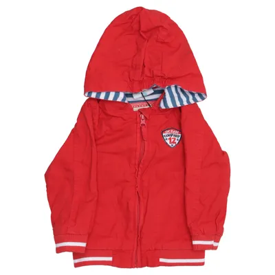 Blouson (Rouge) de Topomini Coton, Polyester