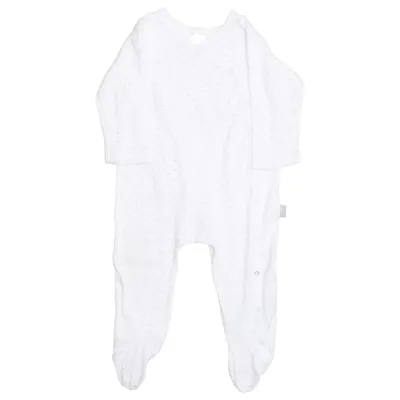Barboteuse (Blanc, Rose) de Pusblu Coton biologique